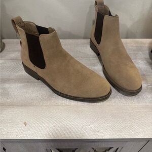 Jousen Men's Tan Suede Boots